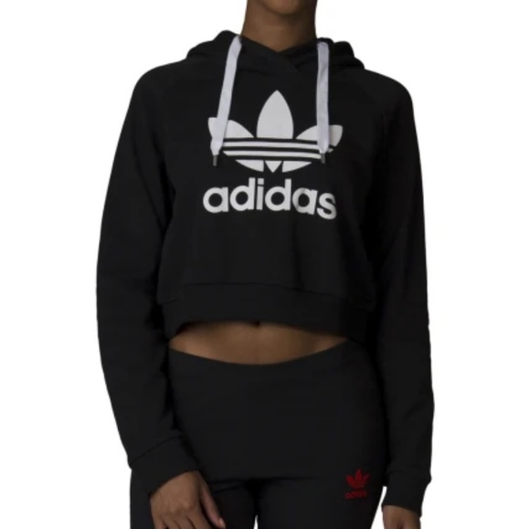 adidas | Tops | Adidas Originals Crop Hoodie | Poshmark